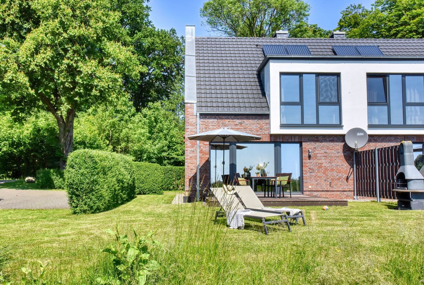Ferienhaus Backsteinquartier B in Putbus in Putbus – Terrasse