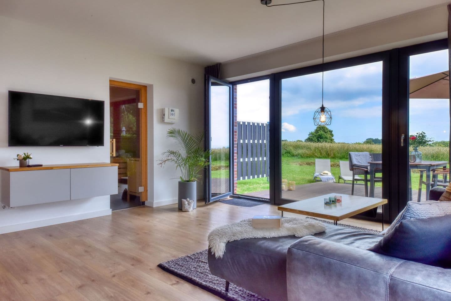 Ferienhaus Backsteinquartier D Putbus in Putbus – Wohnzimmer