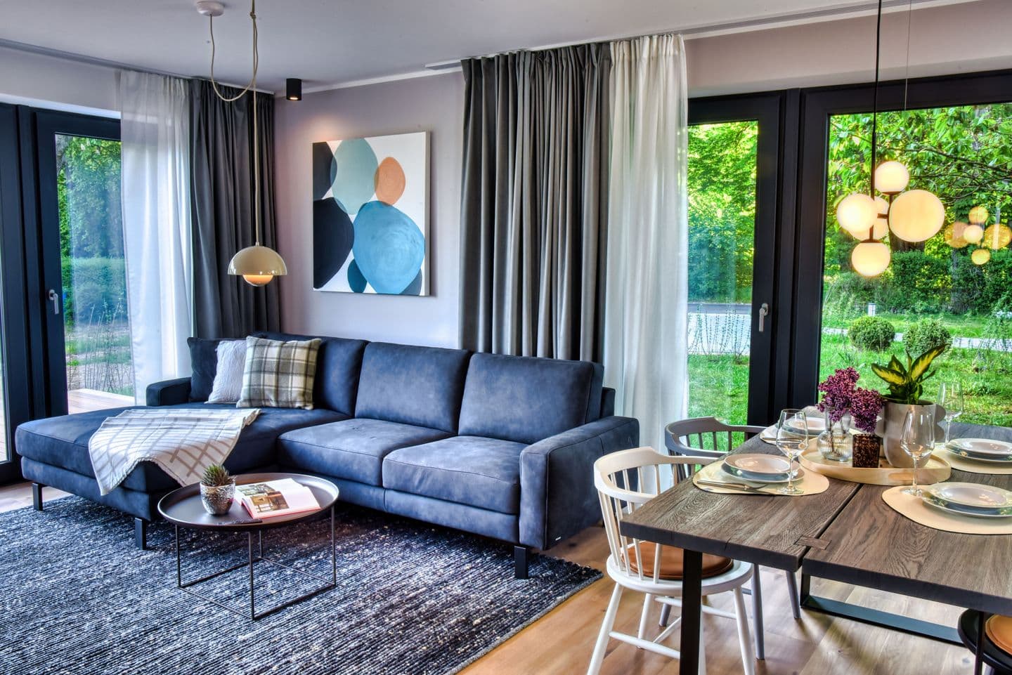 Ferienhaus Backsteinquartier West Putbus in Putbus – Wohnzimmer