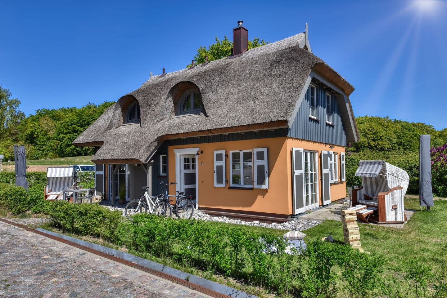 Ferienhaus Boddenbrise 13 Feriendorf Klein Stresow Rügen