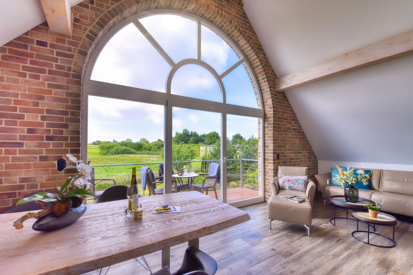 Ferienhaus Bootshaus in Nadelitz in Putbus – Wohnzimmer