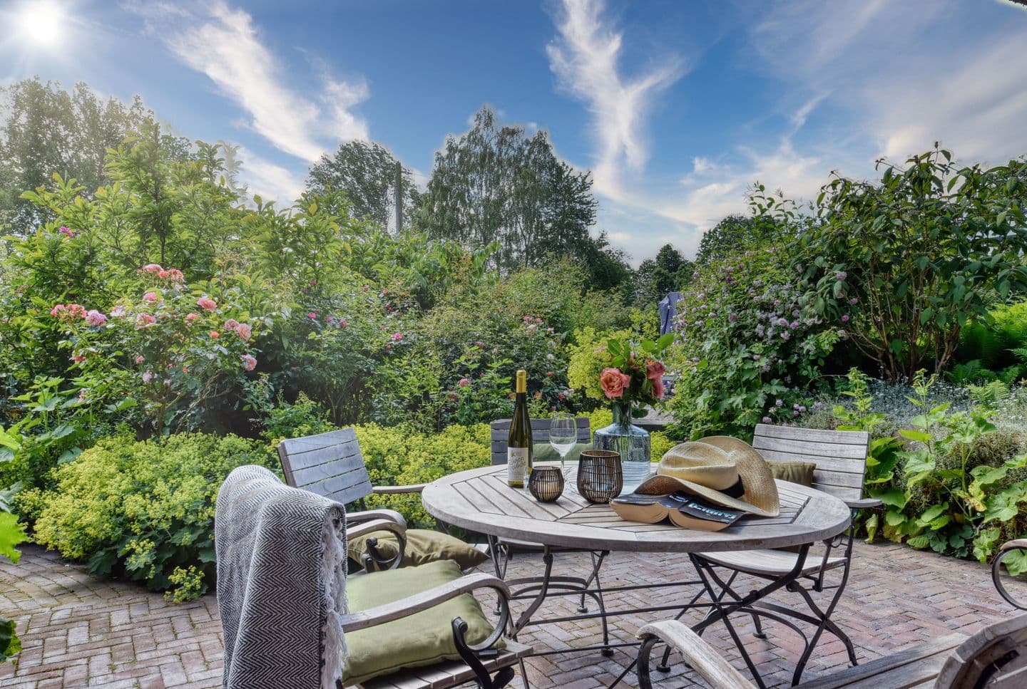 Ferienhaus Classic im Kapitän´s Hus Groß Stresow in Groß Stresow – Terrasse