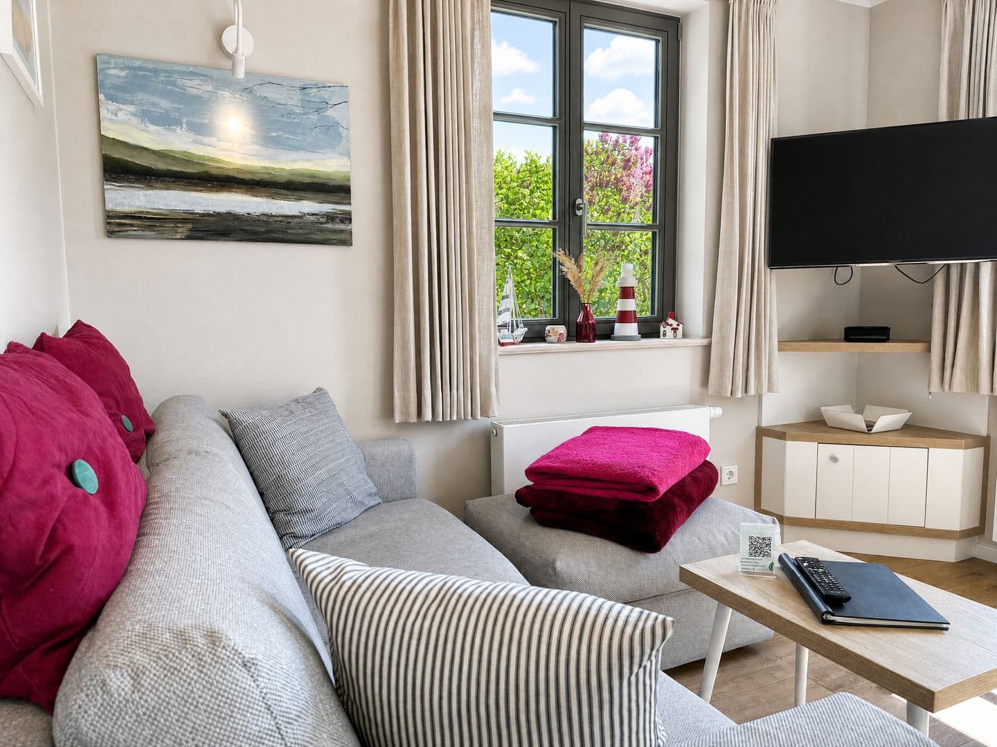 Ferienhaus Große Lage 16 Feriendorf Klein Stresow Rügen in Klein Stresow – Wohnzimmer