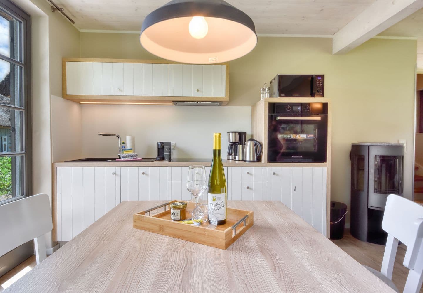 Ferienhaus Haus Wiedehopf 03 Feriendorf Klein Stresow Rügen in Klein Stresow – Küche