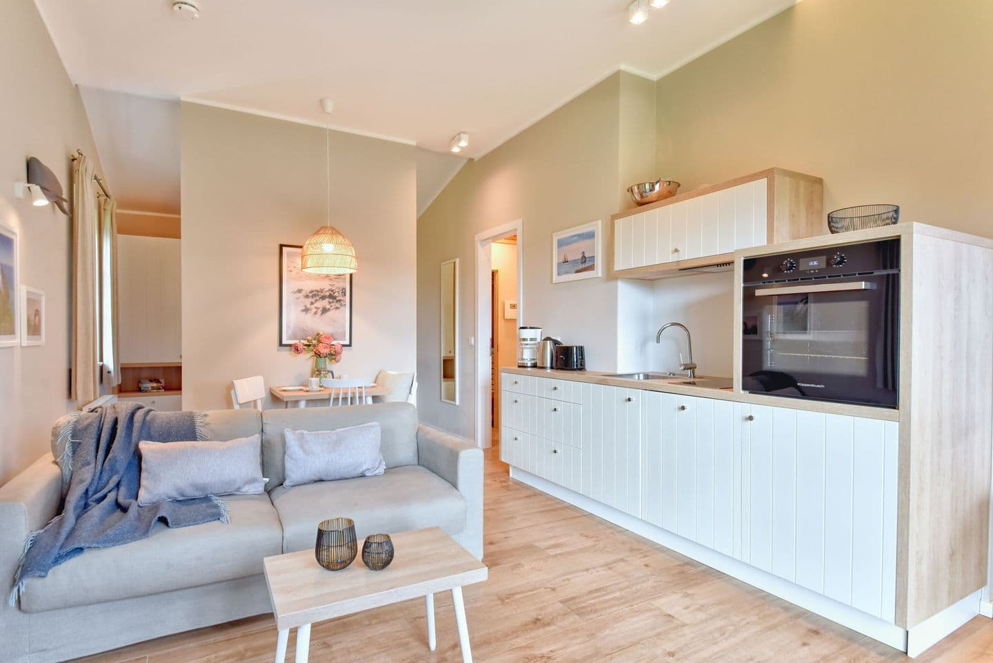 Ferienhaus Lotta Feriendorf 29 Klein Stresow Rügen in Klein Stresow – Wohnzimmer