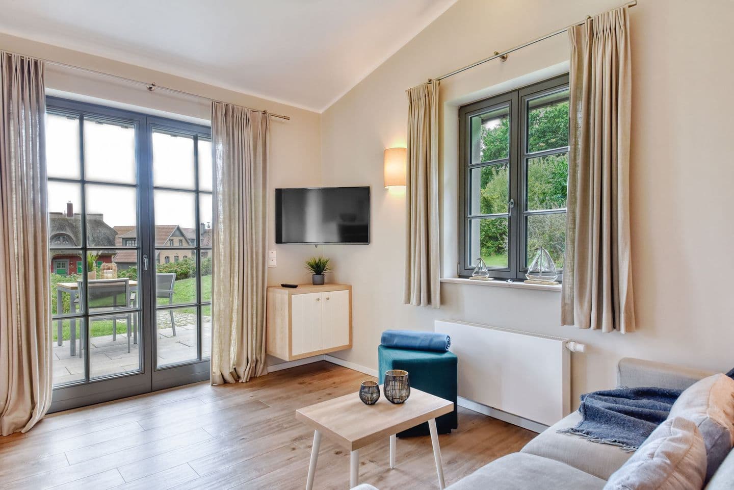 Ferienhaus Lotta Feriendorf 29 Klein Stresow Rügen in Klein Stresow – Wohnzimmer