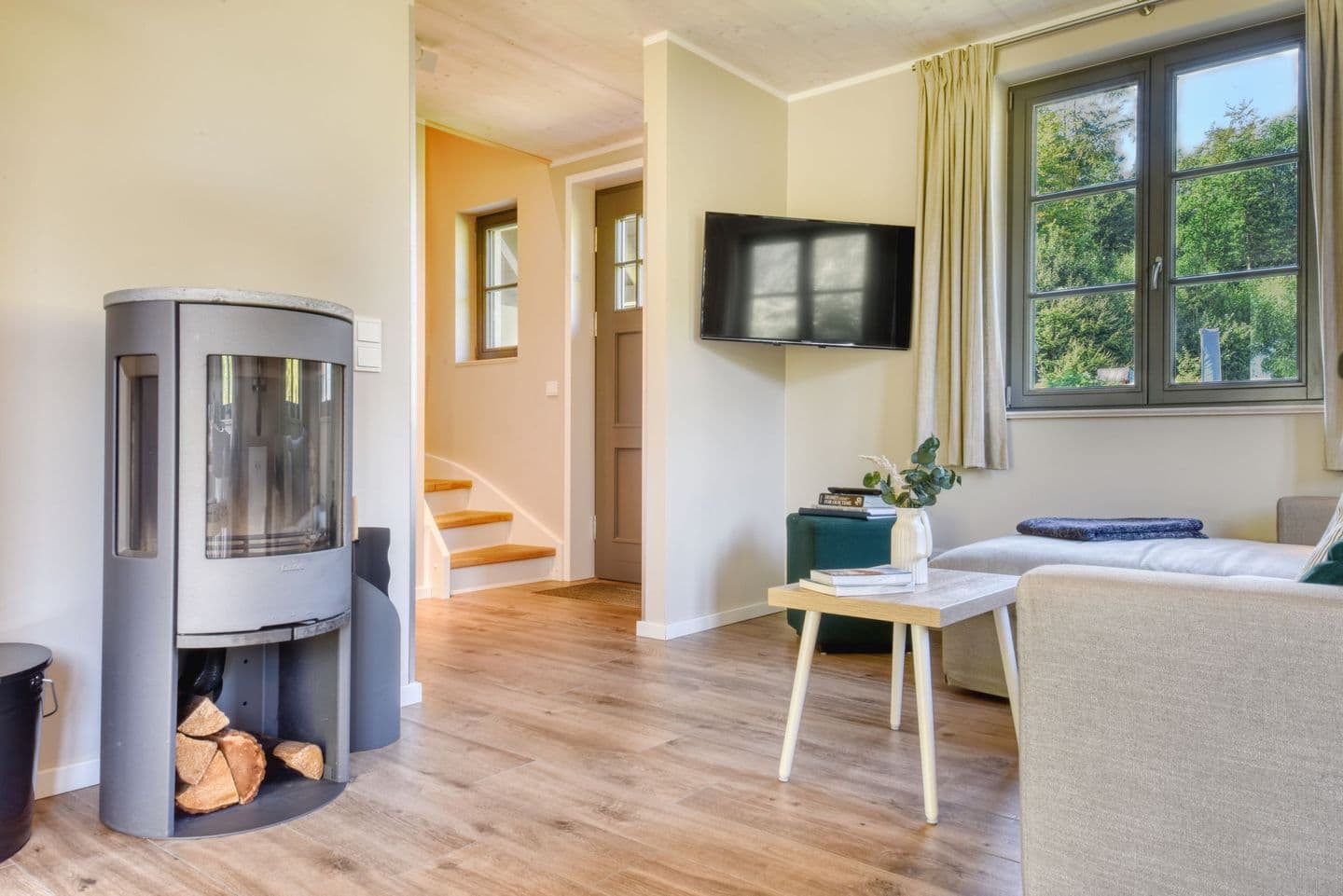 Ferienhaus Mee(h)r Zeit 07 Feriendorf Klein Stresow Rügen in Klein Stresow – Kamin