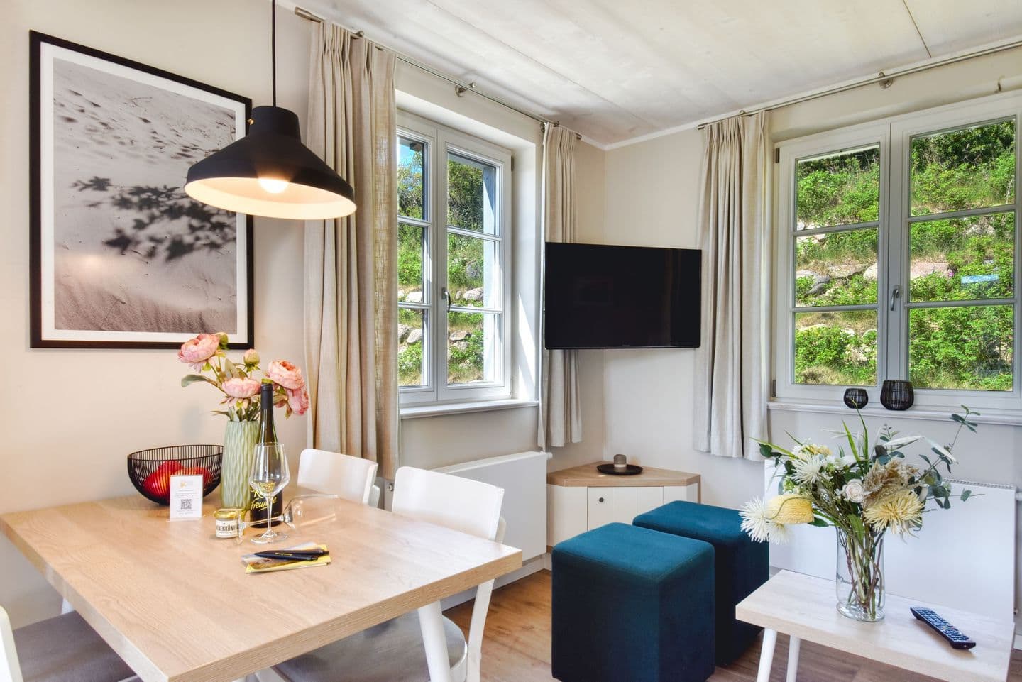 Ferienhaus Reetblick 23 Feriendorf Klein Stresow Rügen in Klein Stresow – Wohnzimmer