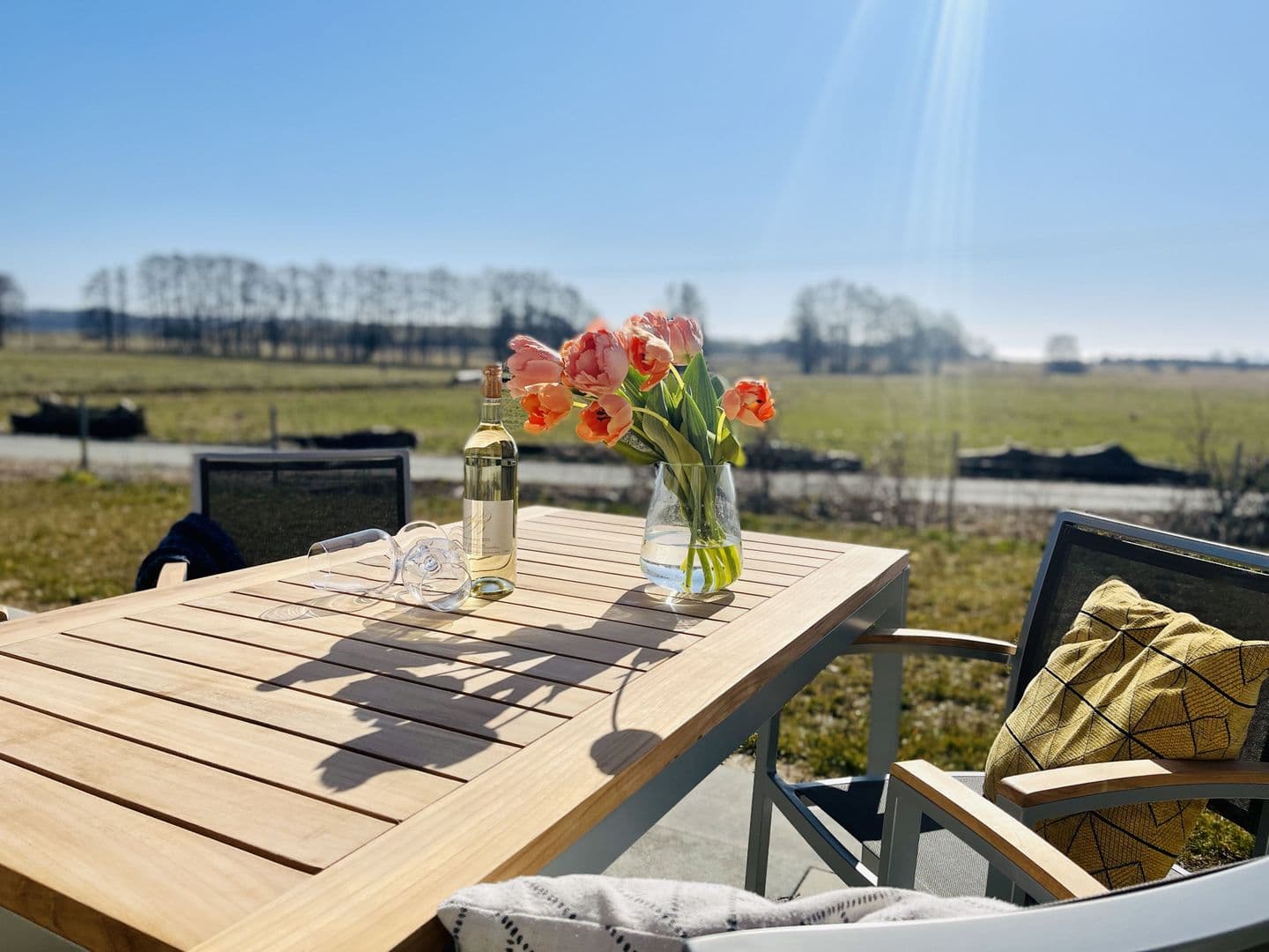 Ferienhaus Seeblick 19 Feriendorf Klein Stresow Rügen in Klein Stresow – Terrasse