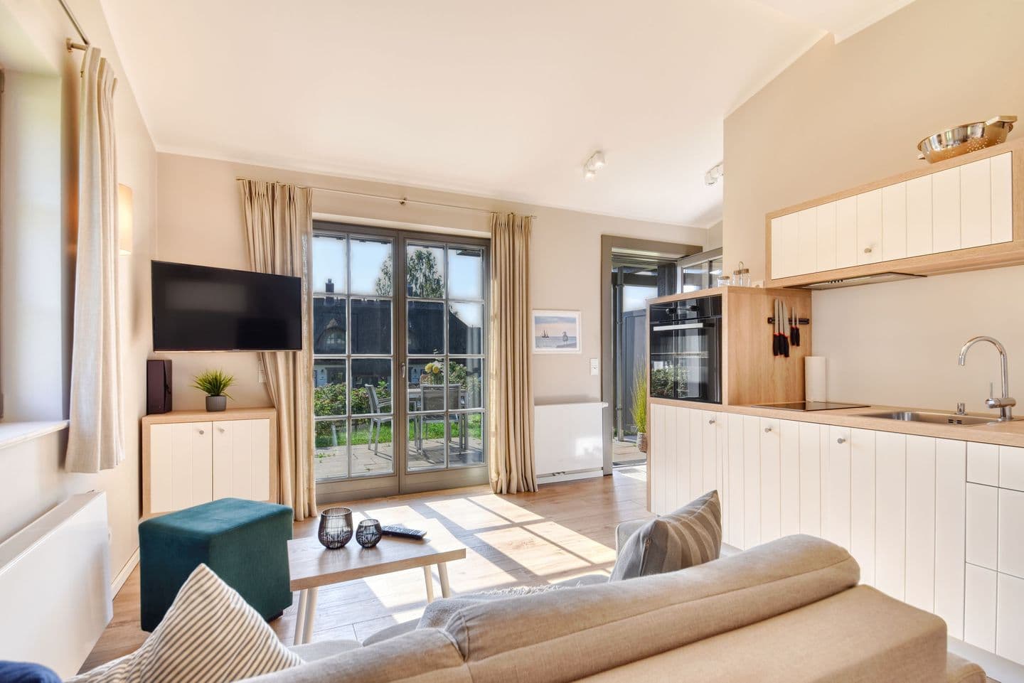 Ferienhaus Strandbude Feriendorf 32 Klein Stresow Rügen in Klein Stresow – Wohnzimmer