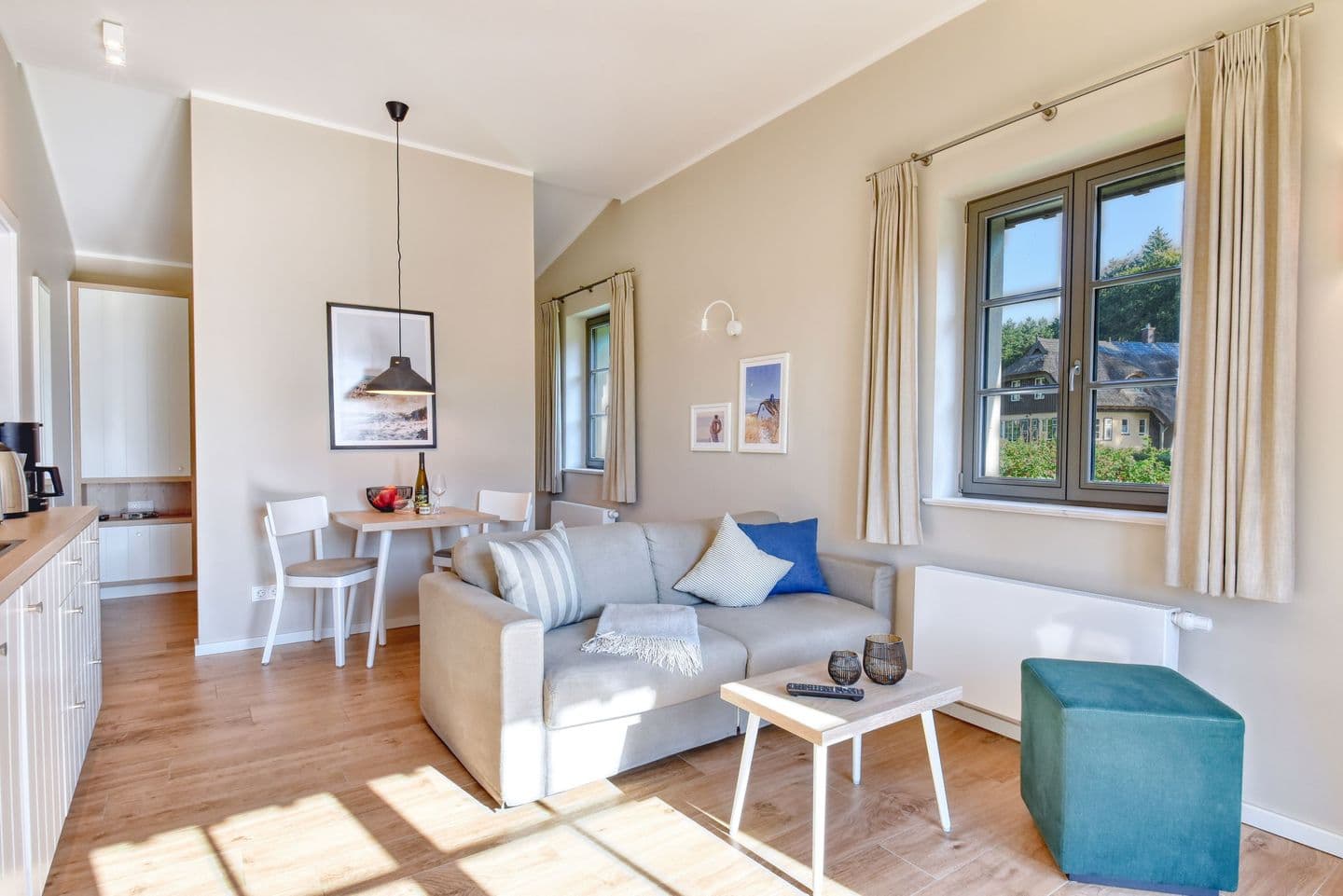 Ferienhaus Strandbude Feriendorf 32 Klein Stresow Rügen in Klein Stresow – Wohnzimmer