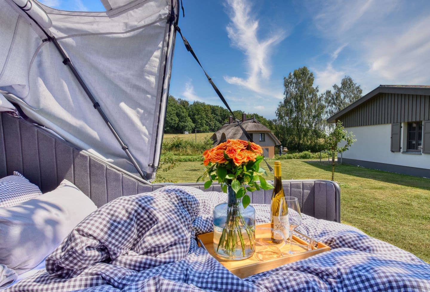 Ferienhaus Traumblick Ostsee 28 Feriendorf Klein Stresow Rügen in Klein Stresow – Gartenblick
