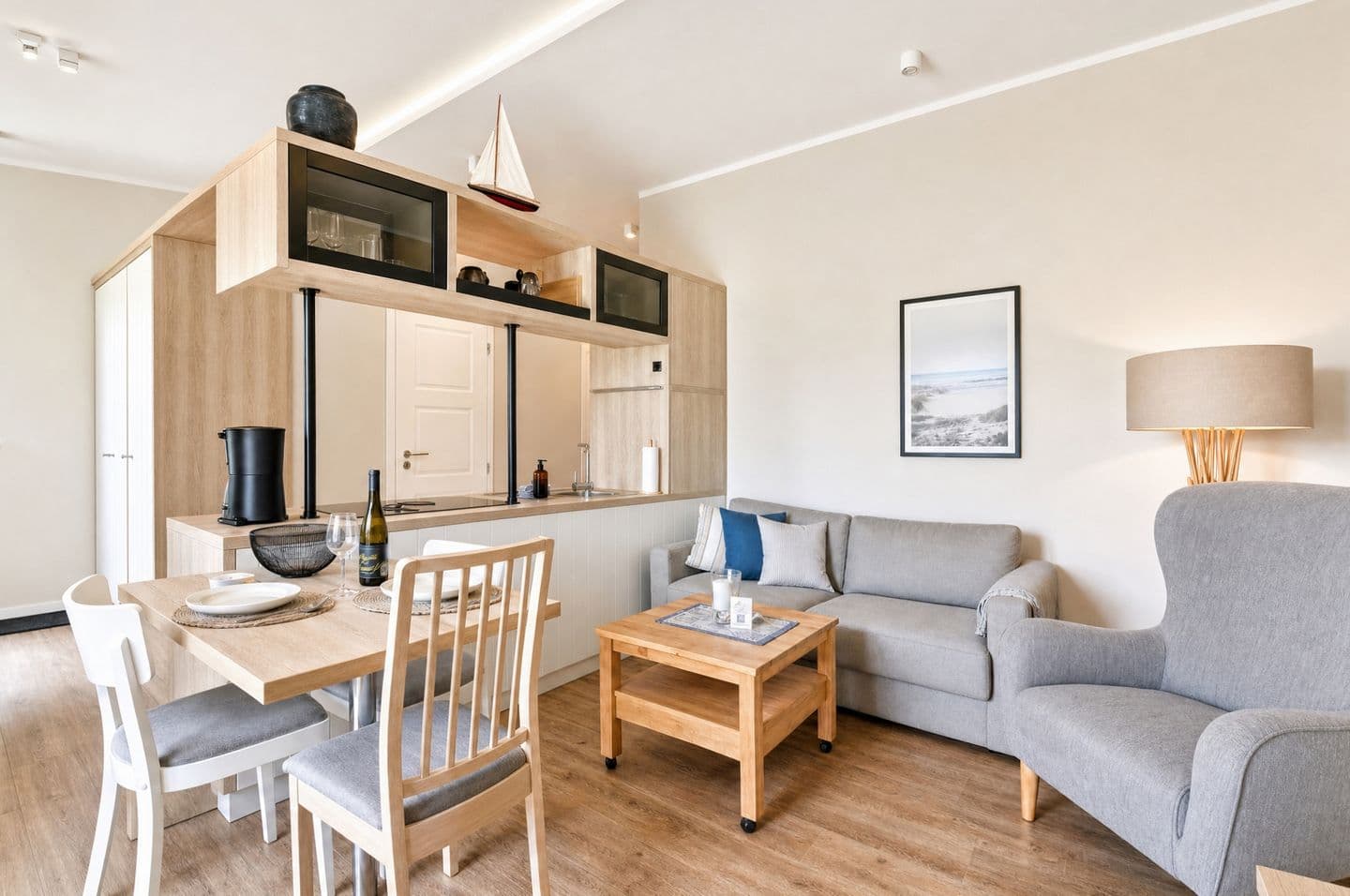 Ferienhaus Vilmblick 34 Feriendorf Klein Stresow Rügen in Klein Stresow – Wohnzimmer