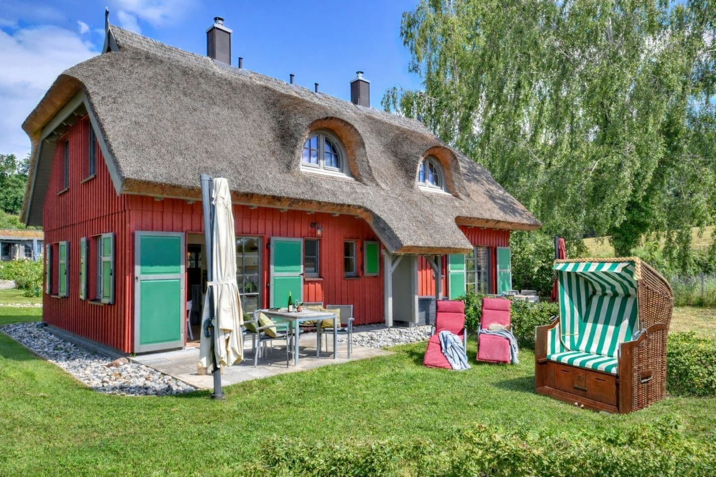 Ferienhaus Zehnmorgen 12 Feriendorf Klein Stresow Rügen in Klein Stresow – Außenansicht