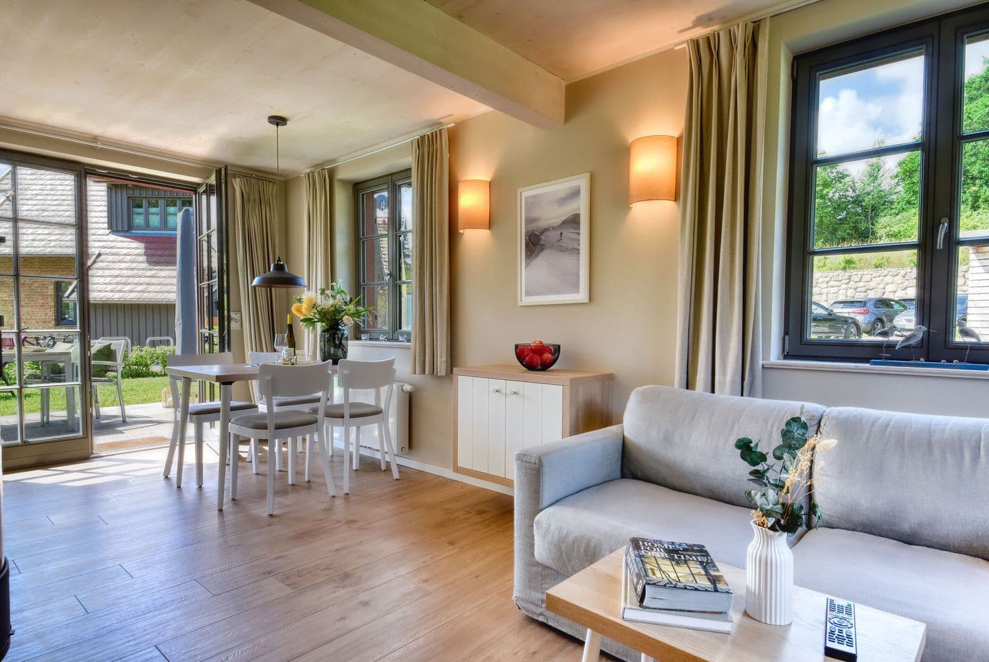 Ferienhaus Zehnmorgen 12 Feriendorf Klein Stresow Rügen in Klein Stresow – Wohnzimmer