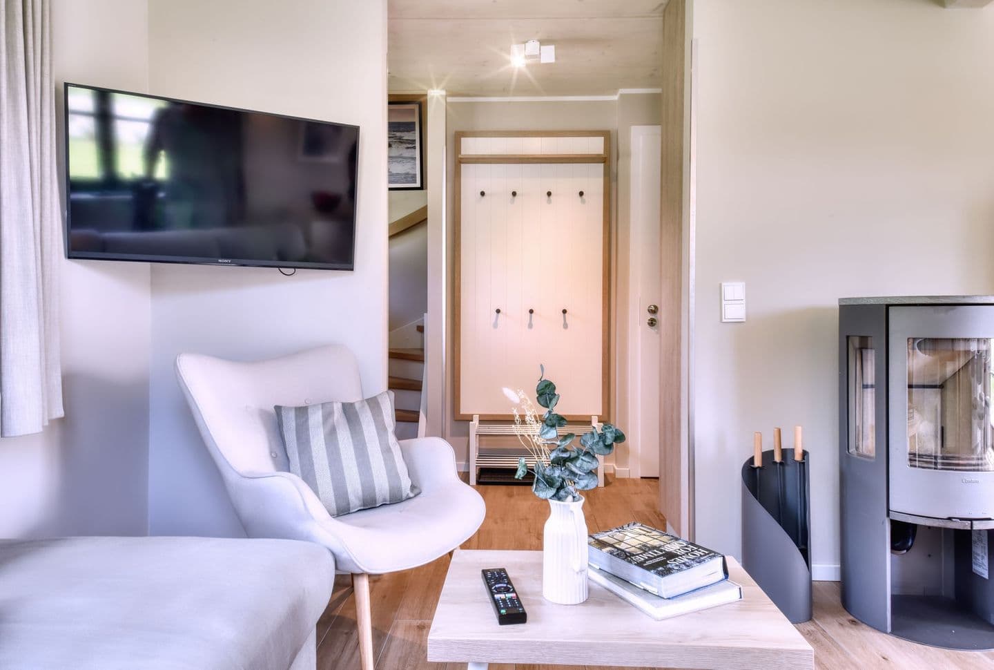 Ferienhaus Zehnmorgen 12 Feriendorf Klein Stresow Rügen in Klein Stresow – Wohnzimmer