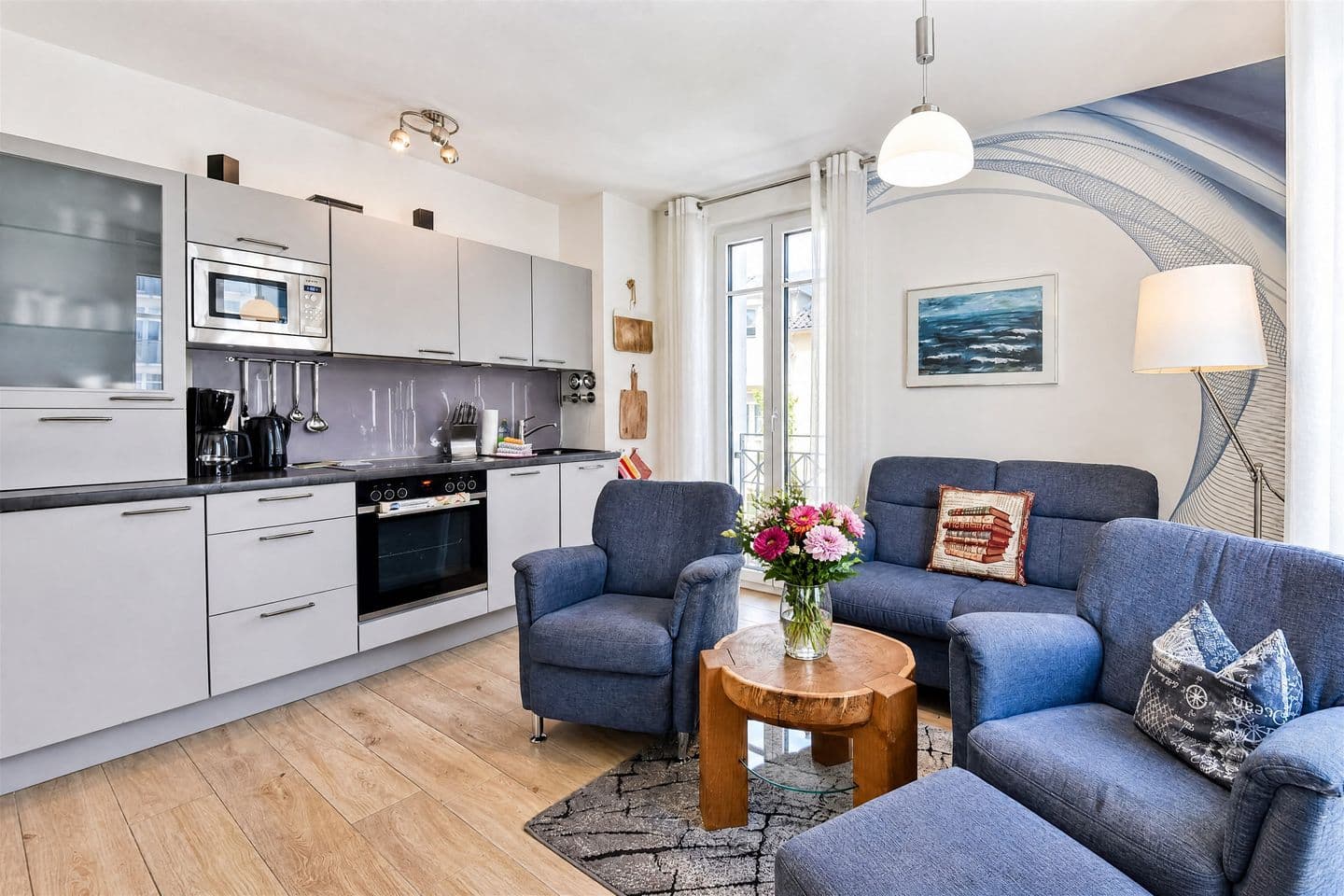 Ferienwohnung Ankerplatz 11 in der Villa Sofie Binz in Binz – Küche