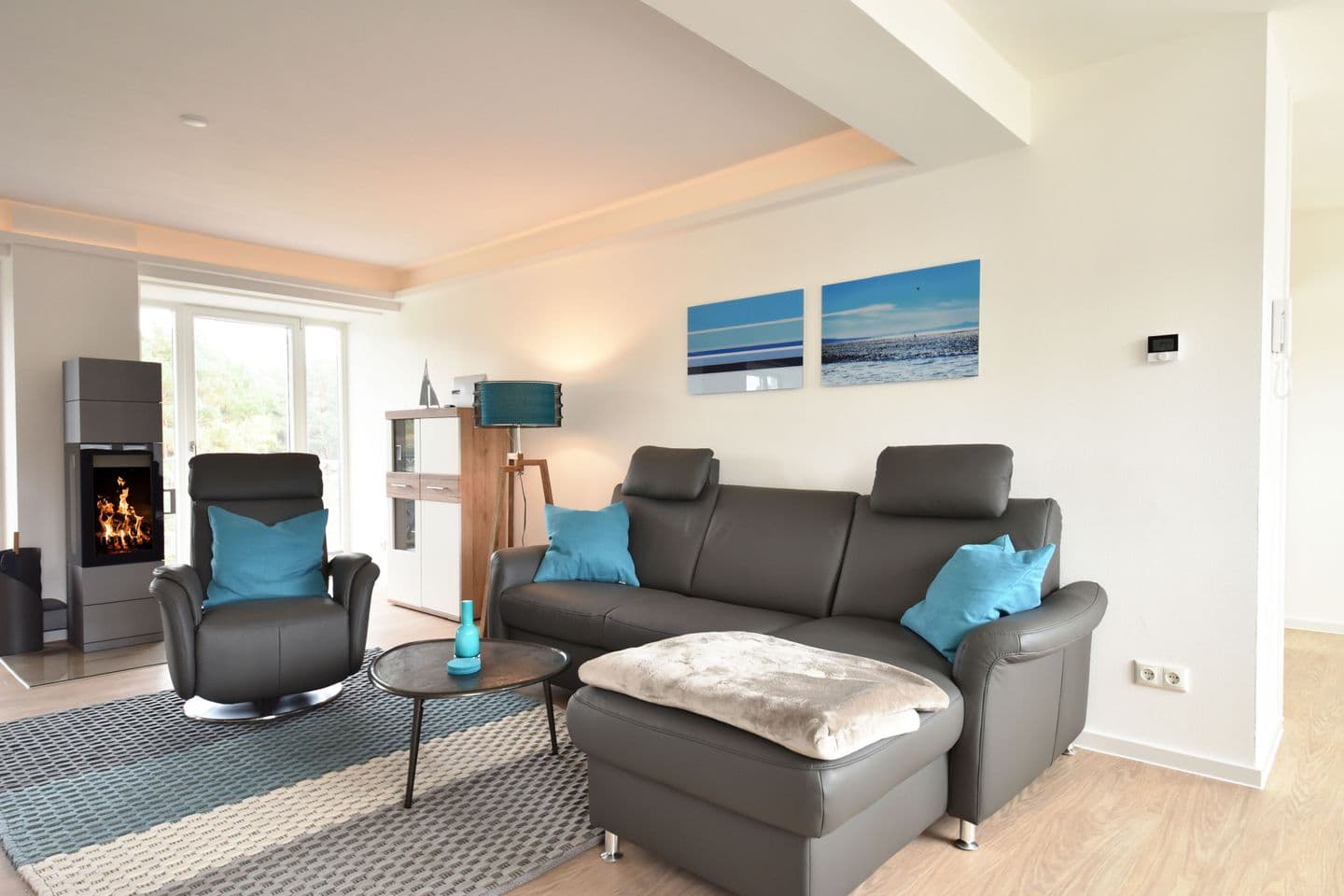 Ferienwohnung Aquamarin im Haus Arkona Prora in Prora – Wohnzimmer
