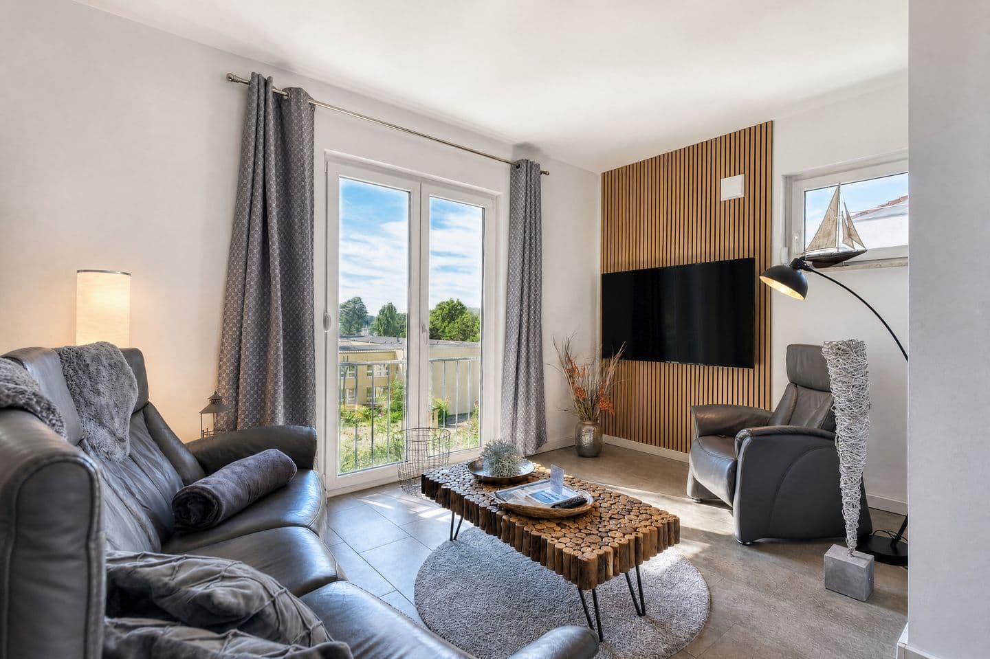 Ferienwohnung Backbord im Quartier Sellin in Sellin – Wohnzimmer