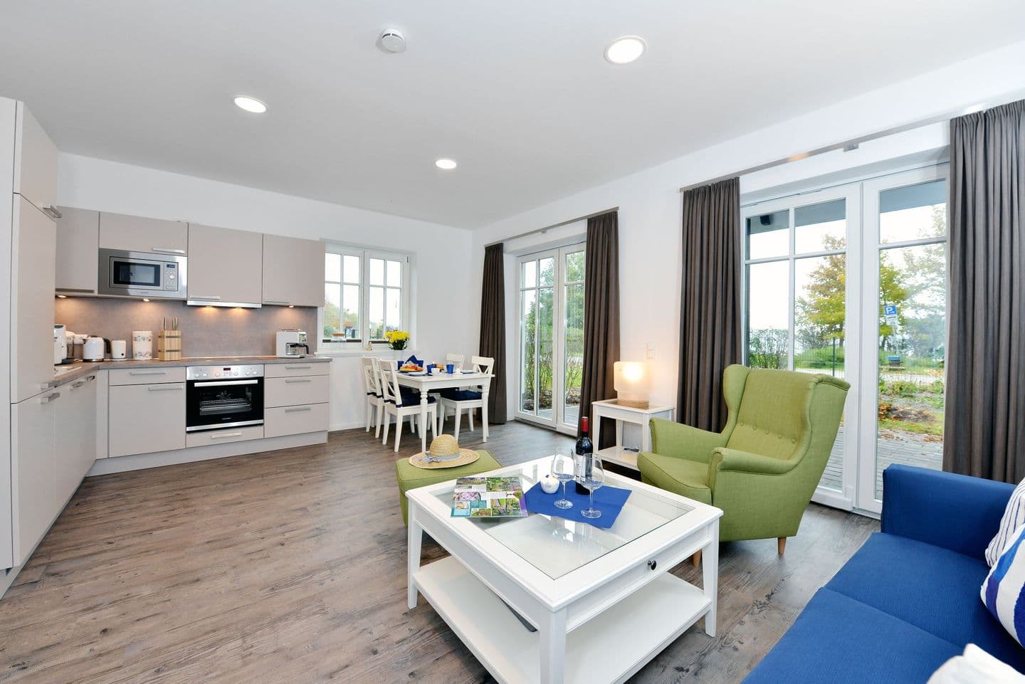 Ferienwohnung Blaues Haus App. 1 in Ralswiek in Ralswiek – Wohnzimmer