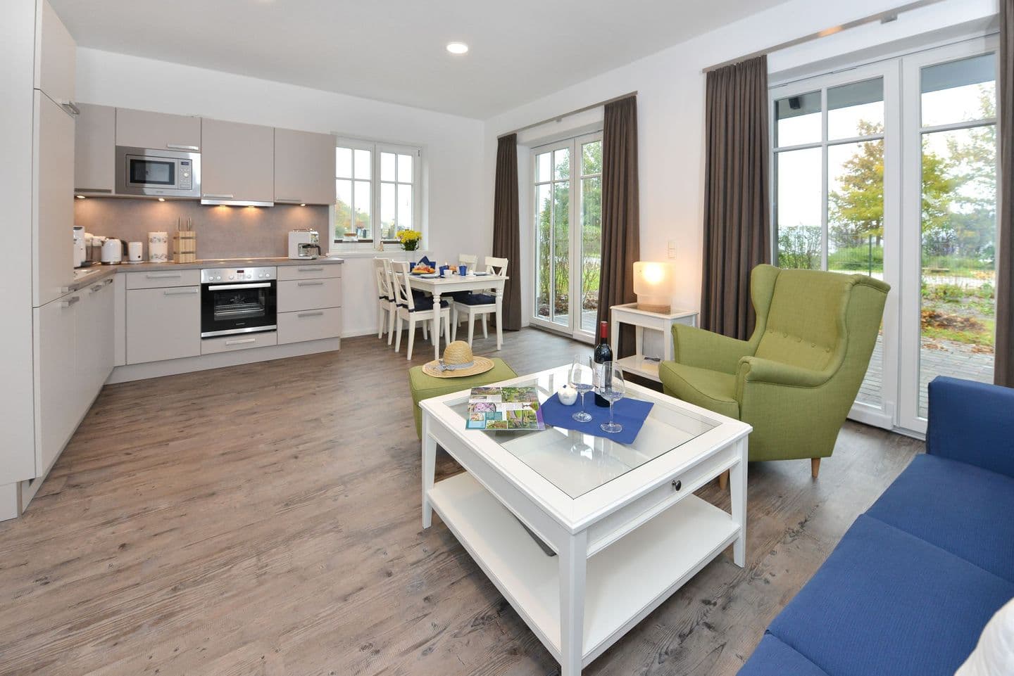 Ferienwohnung Blaues Haus App. 1 in Ralswiek in Ralswiek – Wohnzimmer