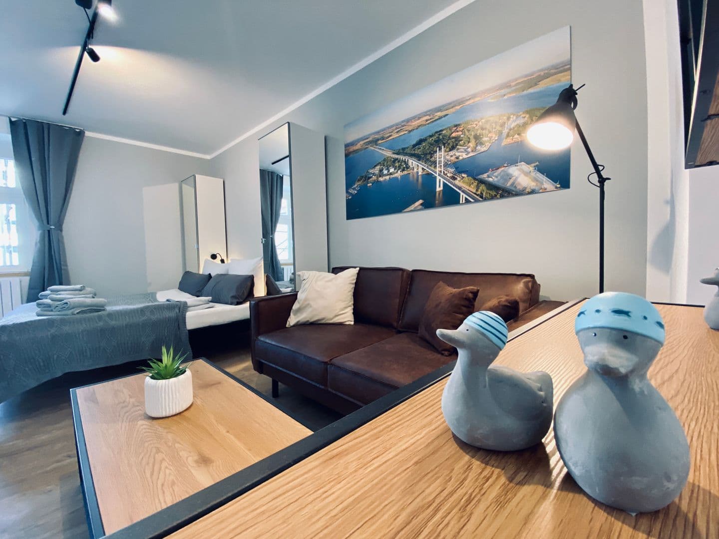 Ferienwohnung HafenCity App. No 5 / Stralsund in Stralsund – Schlafzimmer