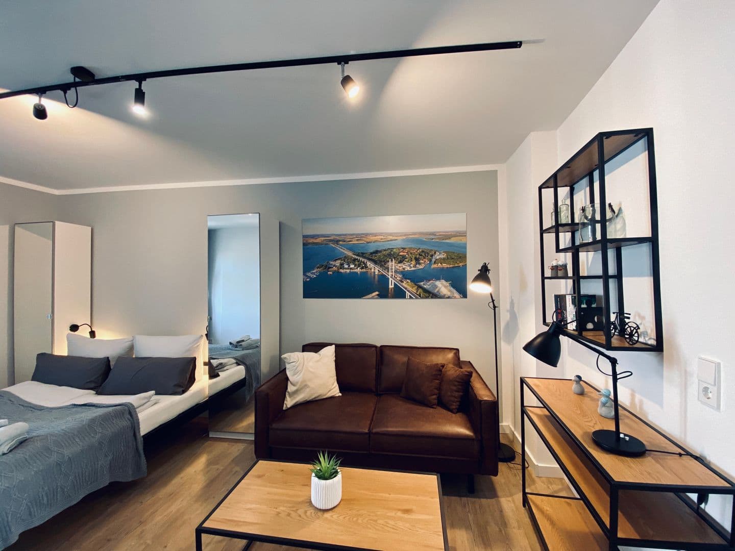 Ferienwohnung HafenCity App. No 6 / Stralsund in Stralsund – Wohnzimmer