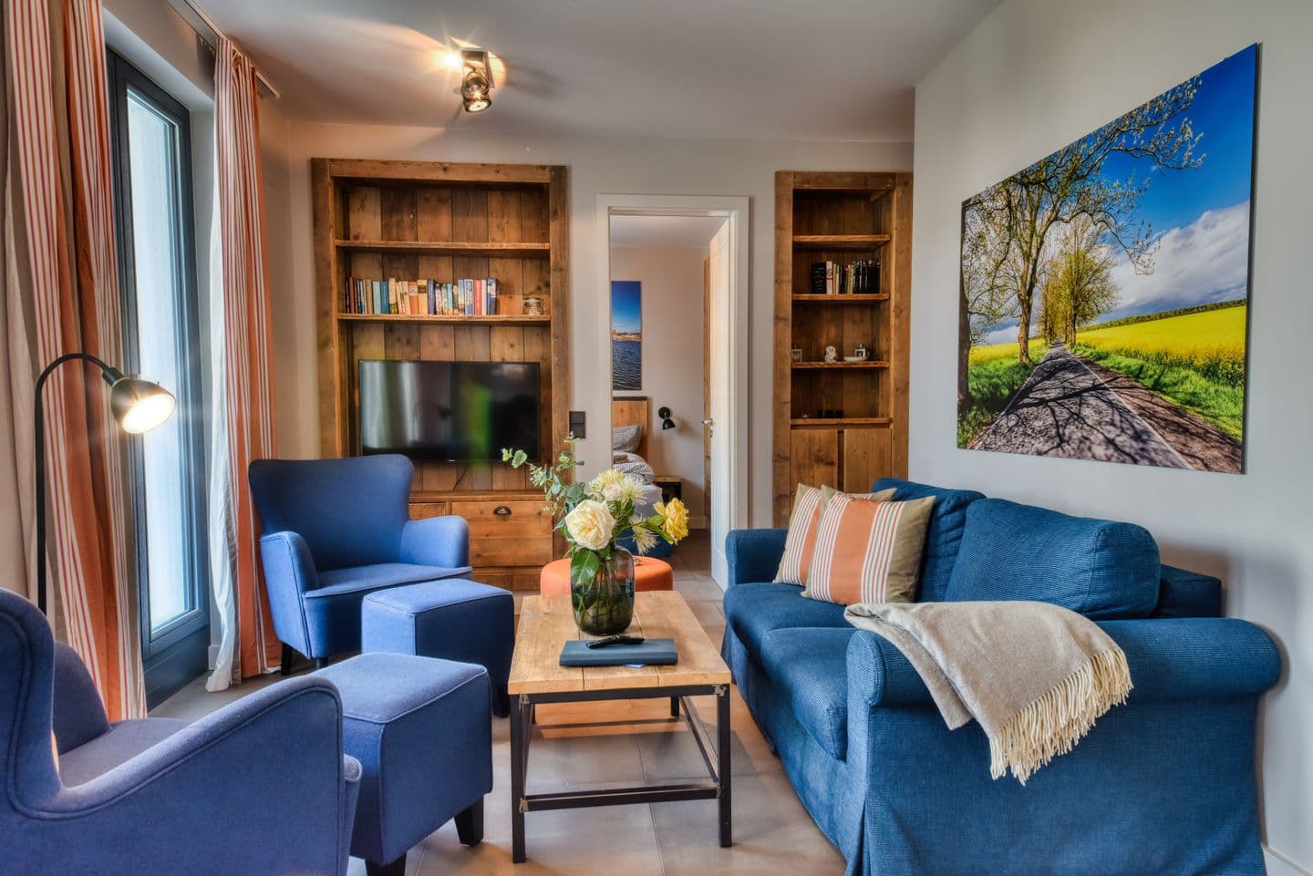 Ferienwohnung Heimathafen 3 Villa Martha Binz in Binz – Wohnzimmer