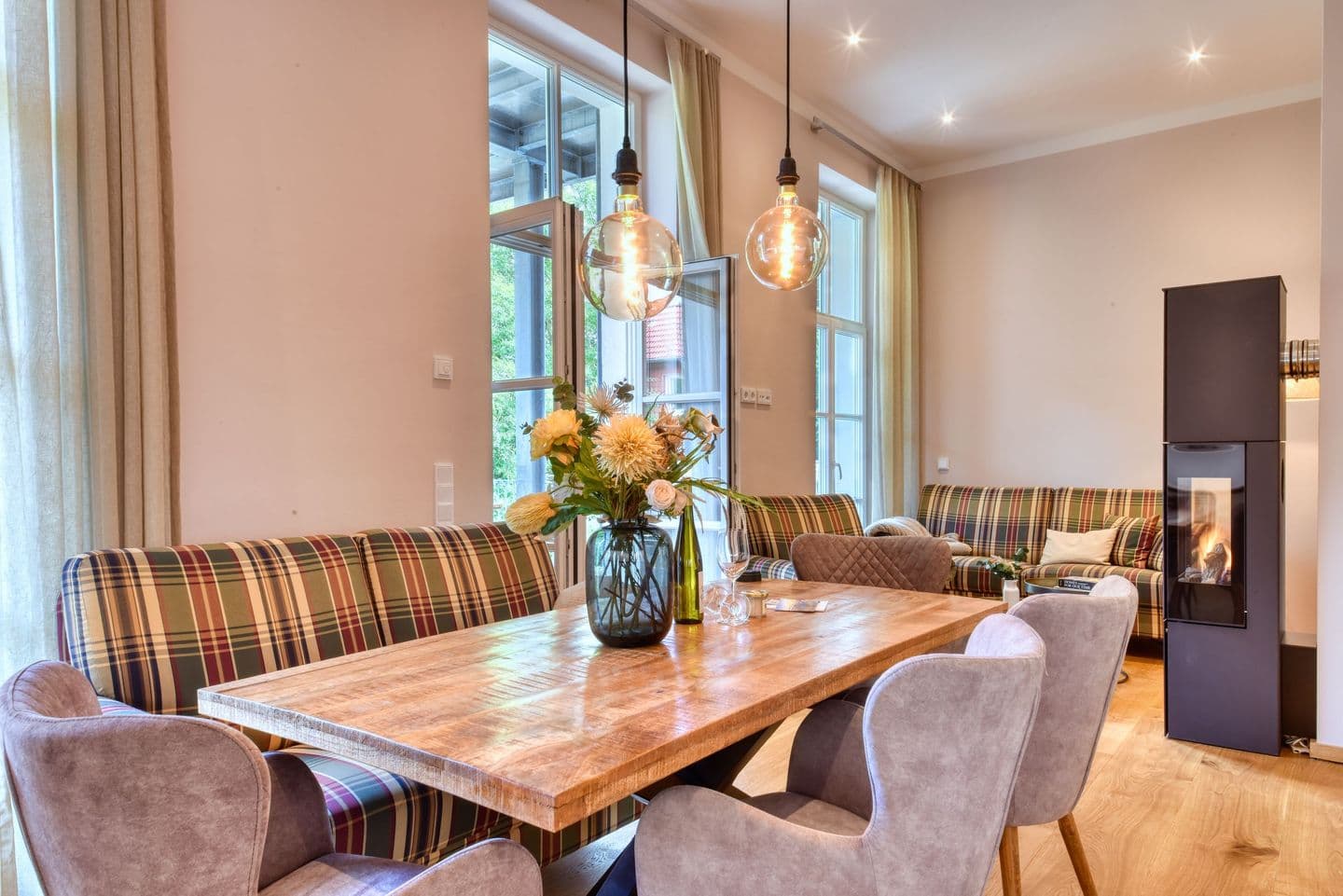 Ferienwohnung Kleine Auszeit in Putbus in Putbus – Wohnzimmer