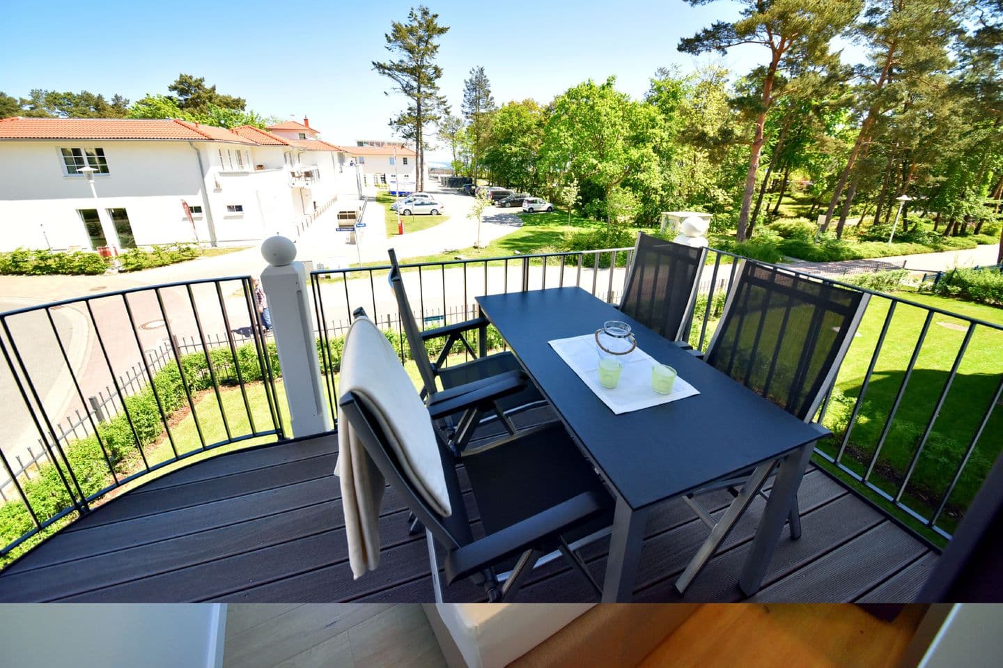 Ferienwohnung "Lachmöwe" in der Villa Andrea Baabe in Baabe – Balkon