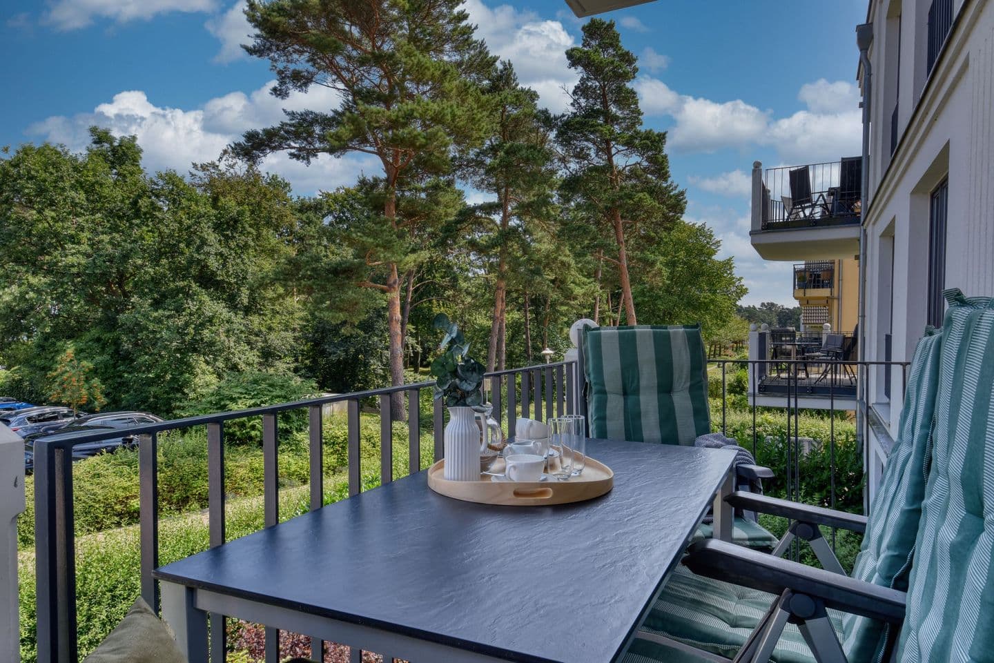 Ferienwohnung "Lachmöwe" in der Villa Andrea Baabe in Baabe – Balkon