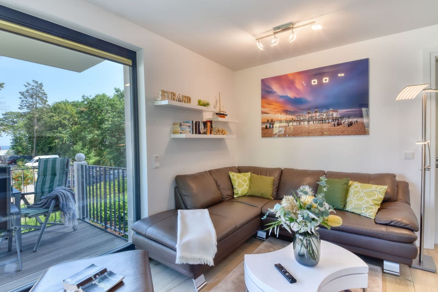 Ferienwohnung "Lachmöwe" in der Villa Andrea Baabe in Baabe – Wohnzimmer