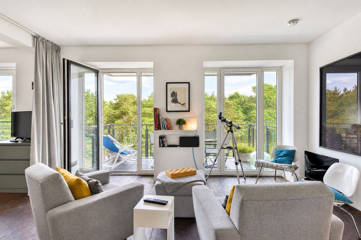 Ferienwohnung Marepineta im Haus Zudar Prora in Prora – Wohnzimmer