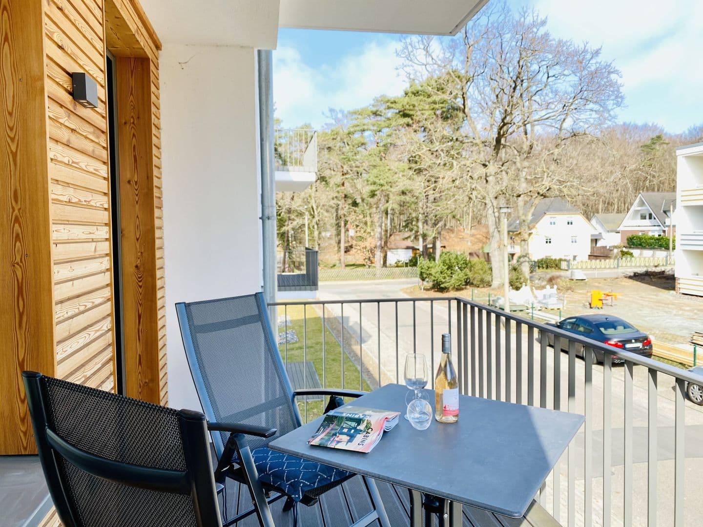 Ferienwohnung Meer & Mehr 15 Parkvillen Carlota und Candela Baabe in Baabe – Terrasse