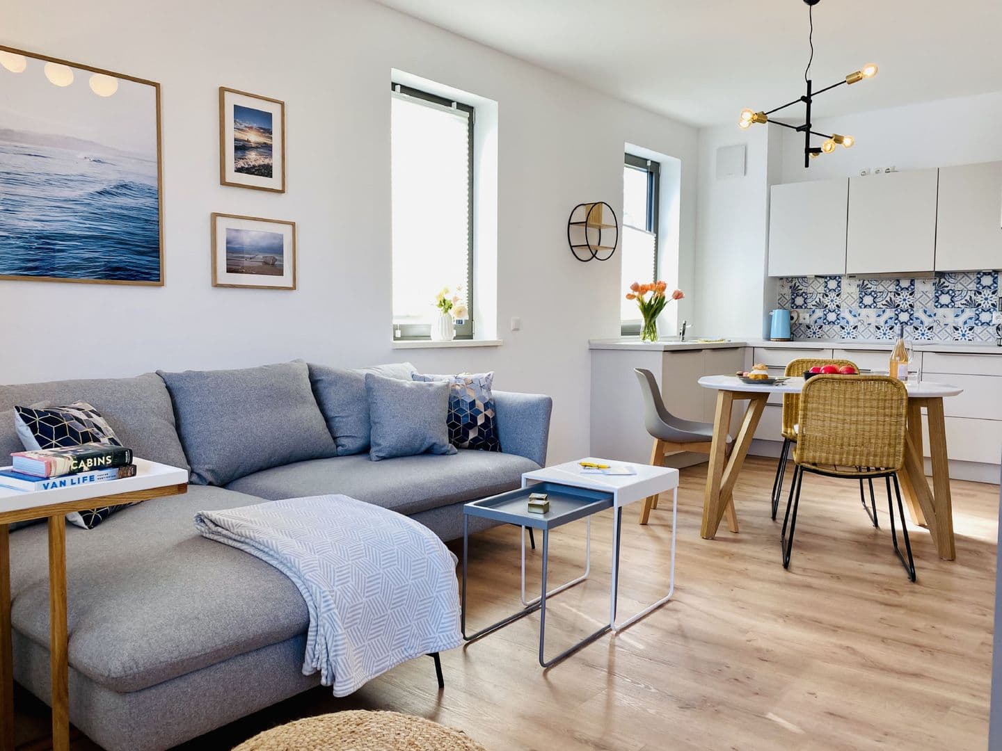 Ferienwohnung Meer & Mehr 15 Parkvillen Carlota und Candela Baabe in Baabe – Wohnzimmer