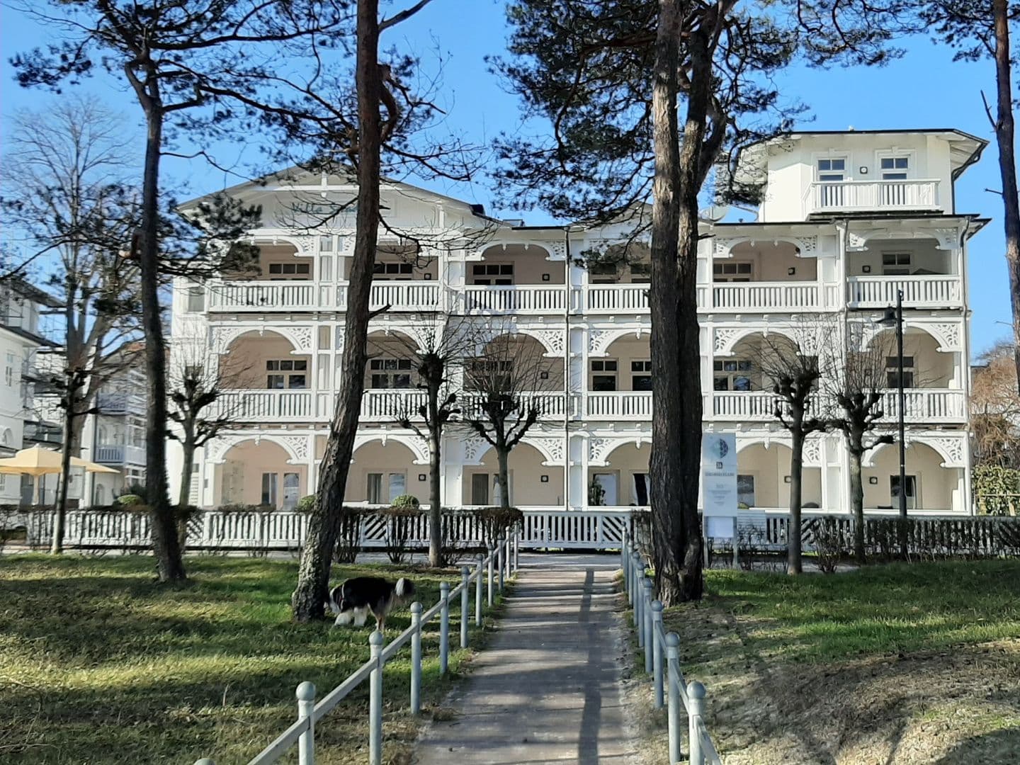 Ferienwohnung Ostseeblick in der Villa Seeadler Binz in Binz – Außenansicht