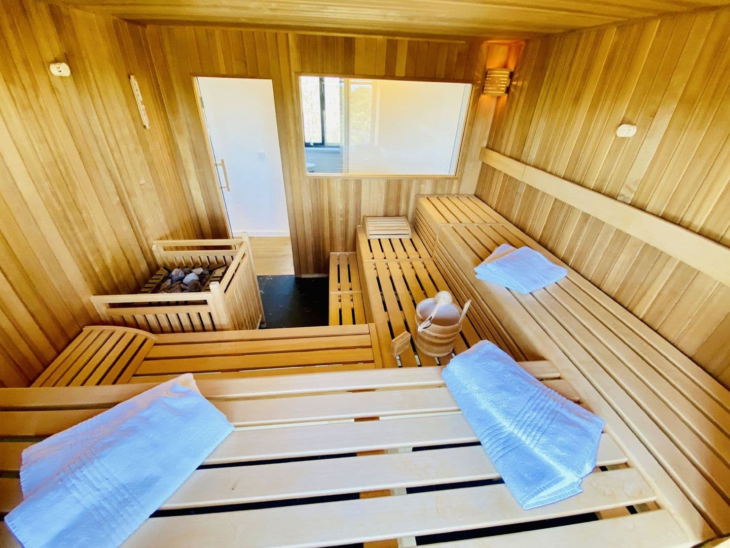 Ferienwohnung Penthouse 17 im Haus Düne 7 Prora in Prora – Wellnessbereich