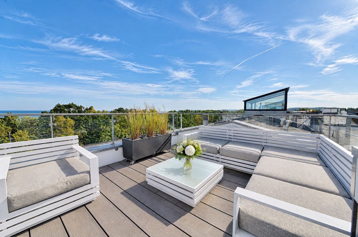 Ferienwohnung Penthouse mit Dachterrasse PIER 5.4 in Binz – Terrasse