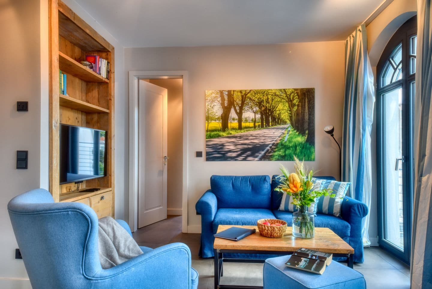 Ferienwohnung Sandbank 6 in der Villa Martha Binz in Binz – Wohnzimmer