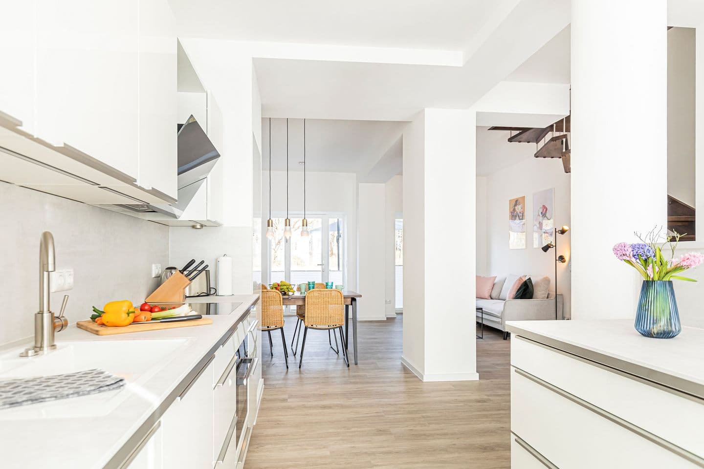 Ferienwohnung Sonnenschein Haus Hiddensee Prora in Prora – Küche