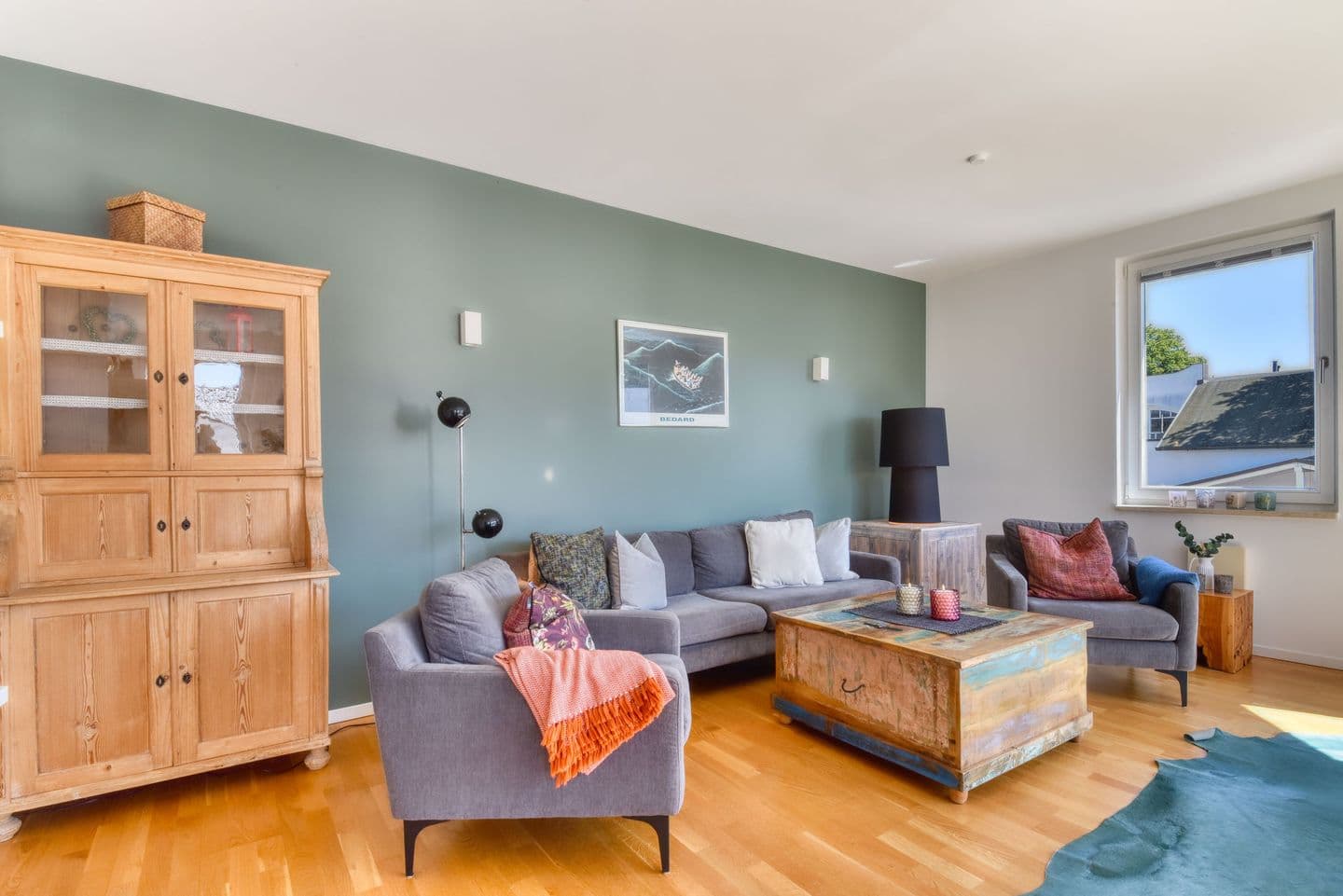 Ferienwohnung Strandgold im Haus Seeblick Binz in Binz – Wohnzimmer