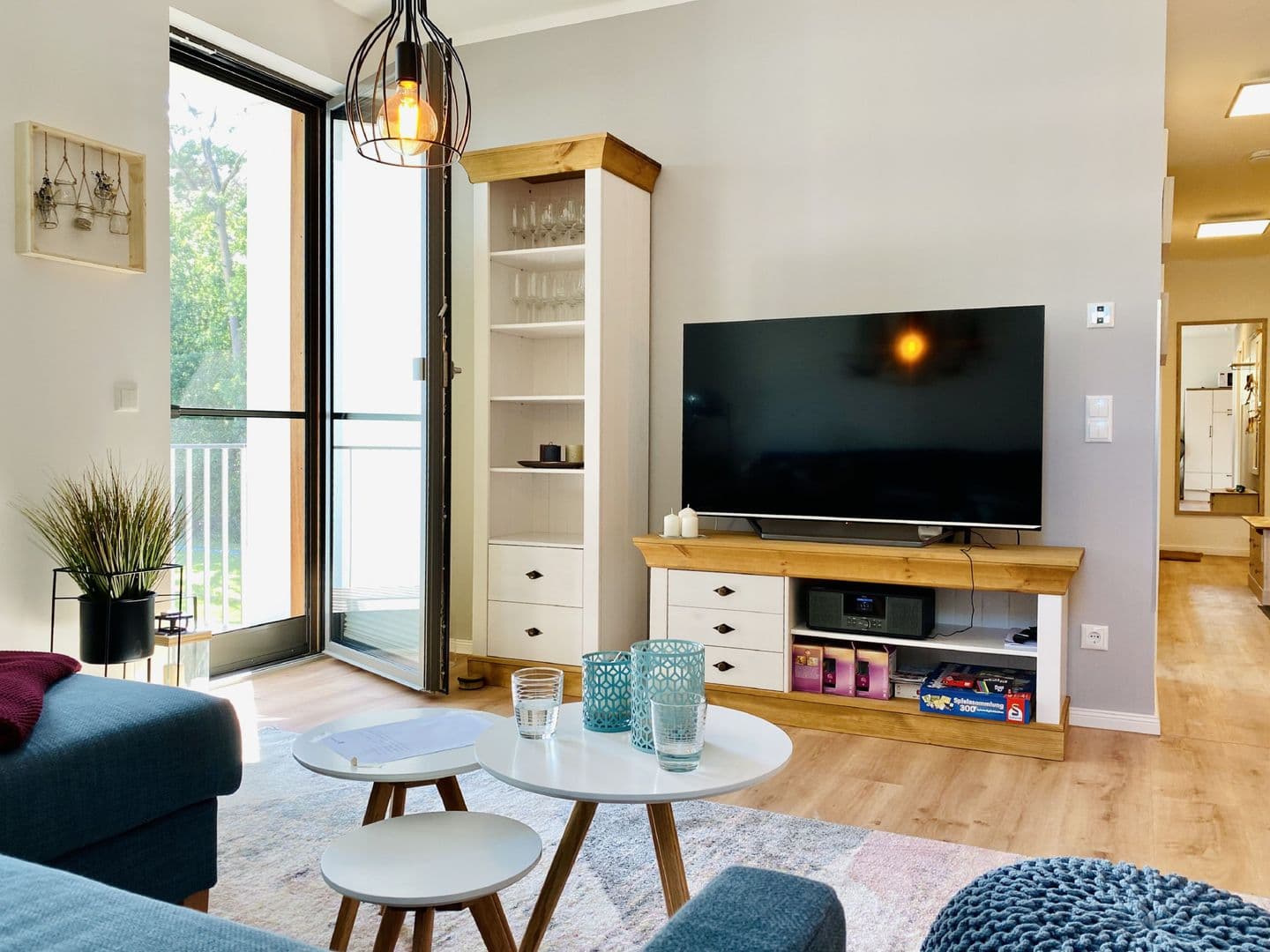 Ferienwohnung Strandloper 8 Parkvillen Carlota und Candela Baabe in Baabe – Wohnzimmer