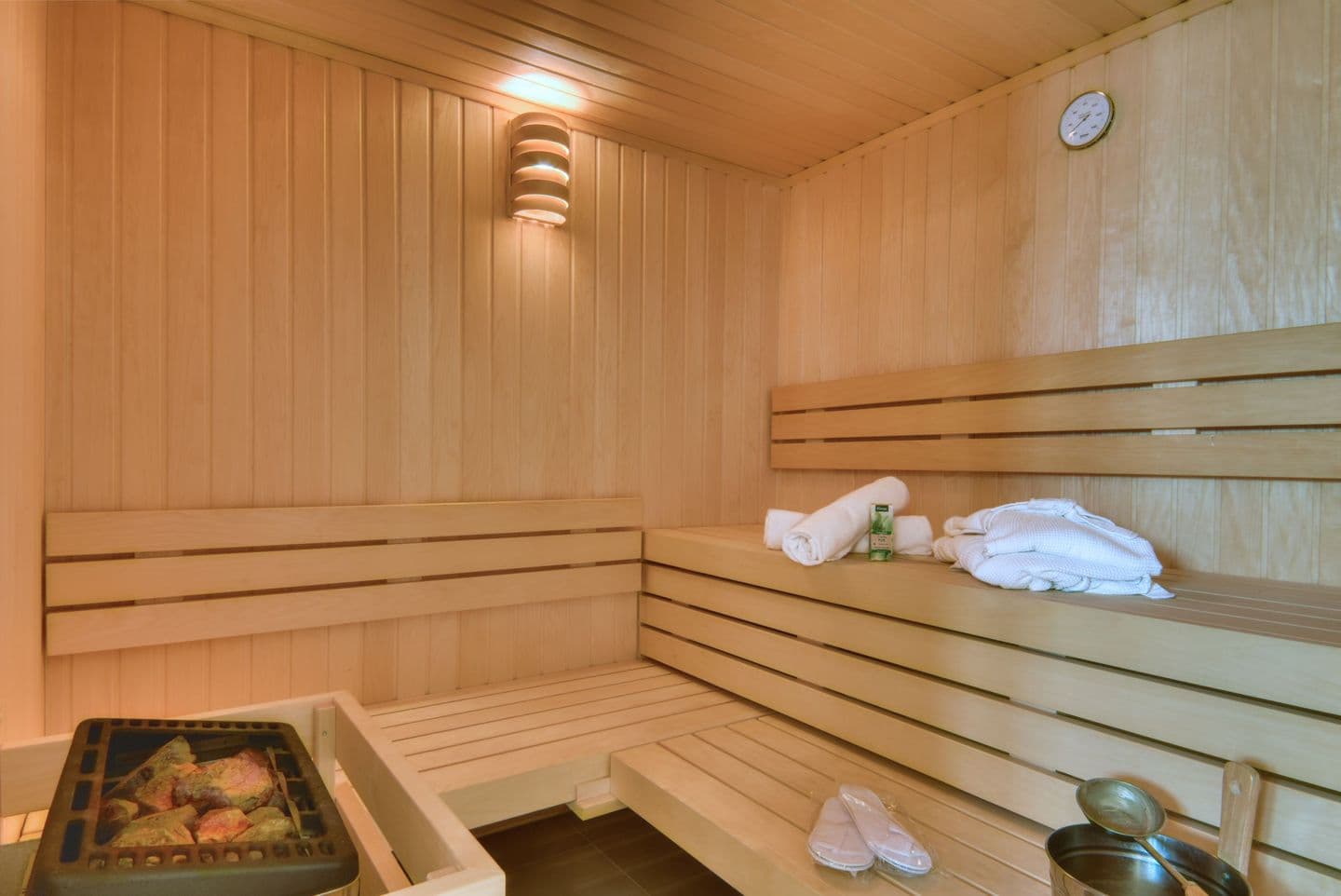 Ferienwohnung Strandmöwe 13 in der Villa Sofie Binz in Binz – Sauna
