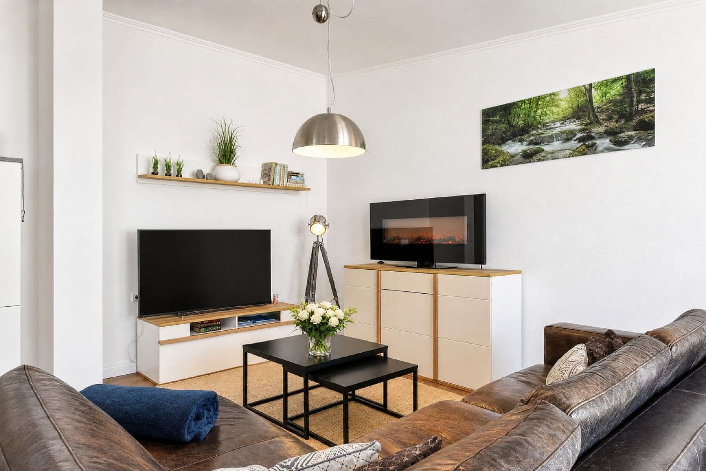 Ferienwohnung Strandnest in der Villa Gudrun Binz in Binz – Wohnzimmer
