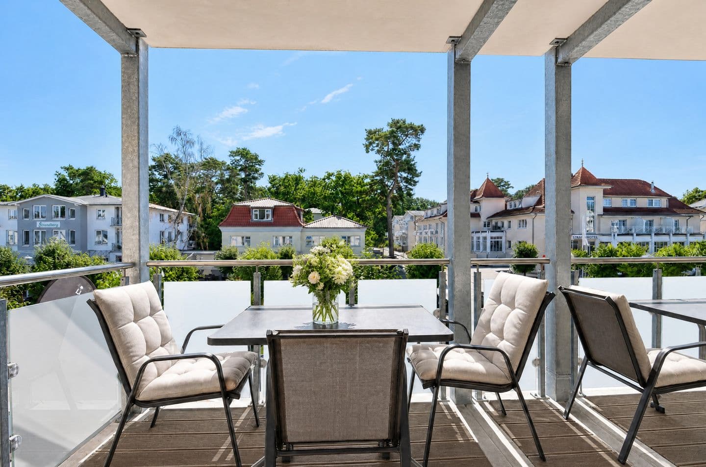 Ferienwohnung Traumdüne 12 im Ostseebad Baabe in Baabe – Balkon