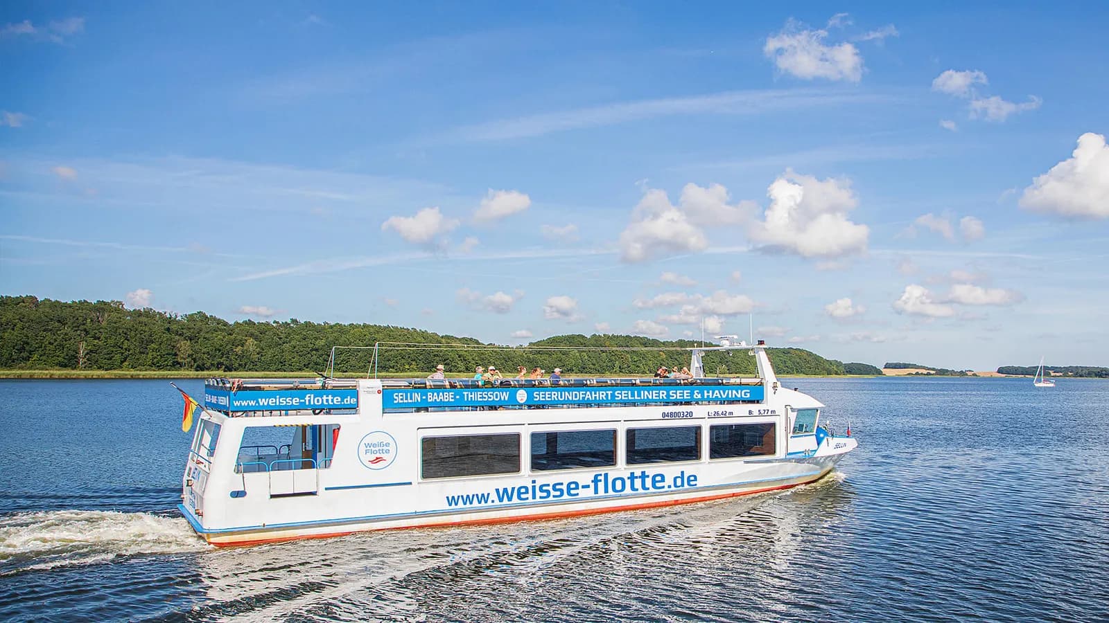 FRS Weiße Flotte Rügen: entspannte Schifffahrt durch Sellin, Baabe und Mönchgut